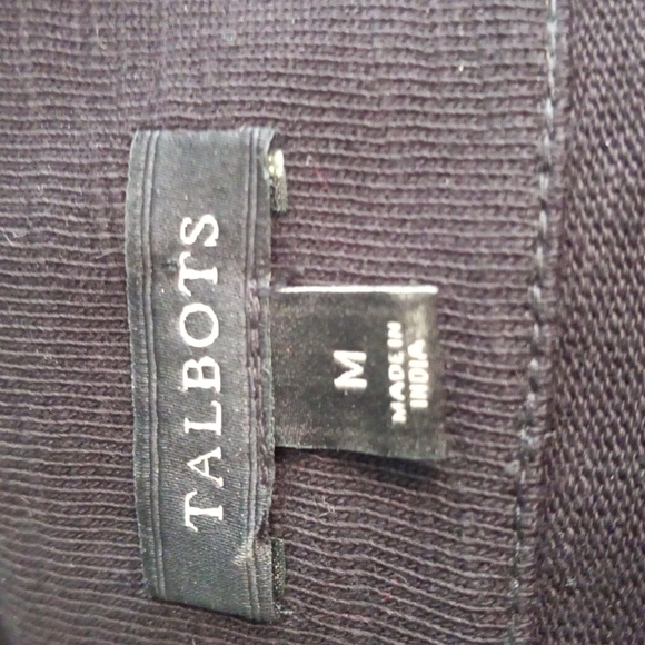 Talbots Crosstitch Black Shift with Pockets Size Med - Picture 6 of 7